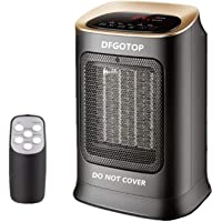 DFGOTOP Mini Calefactor Eléctrico Cerámico Baño- Calefacción Eléctrica Silenciosa Bajo Consumo - Portátil Calefactores…